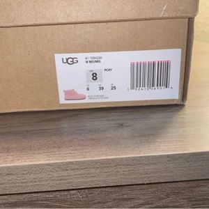 Pink UGGs w/ ties, ankle boots